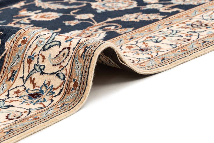 Detail image of 4' 4 x 6' 11 Hand Knotted Nain Rug