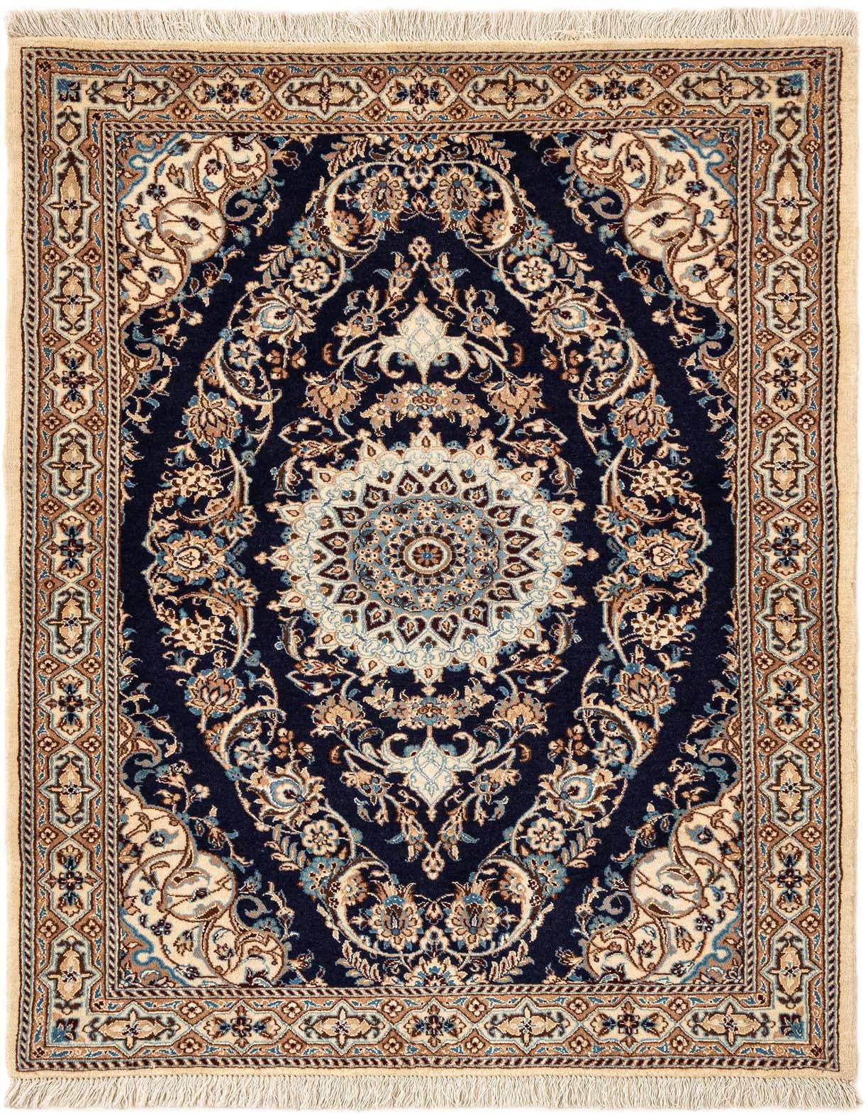 2' 7 x 4' 2 Hand Knotted Nain Rug