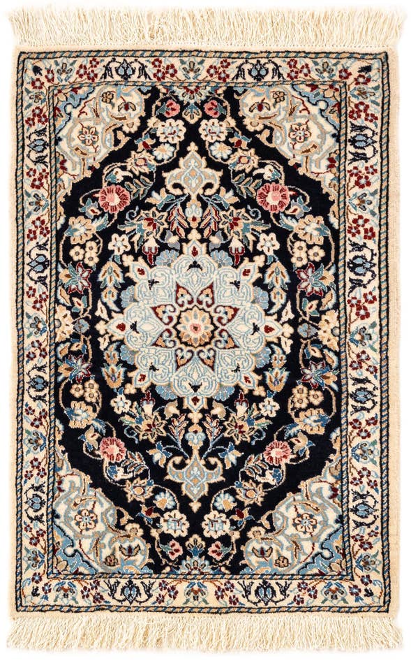 Detail image of 1' 9 x 2' 6 Hand Knotted Nain Rug