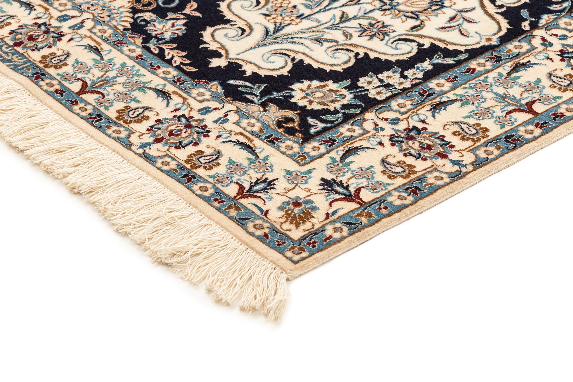3' 5 x 4' 8 Hand Knotted Nain Rug