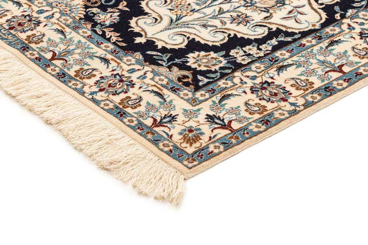 3' 5 x 4' 8 Hand Knotted Nain Rug