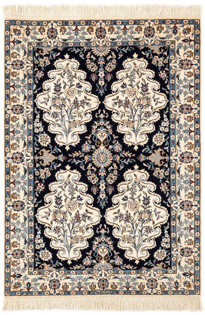 3' 5 x 4' 8 Hand Knotted Nain Rug
