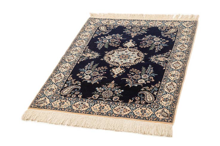Detail image of 3' 2 x 4' 2 Hand Knotted Nain Rug