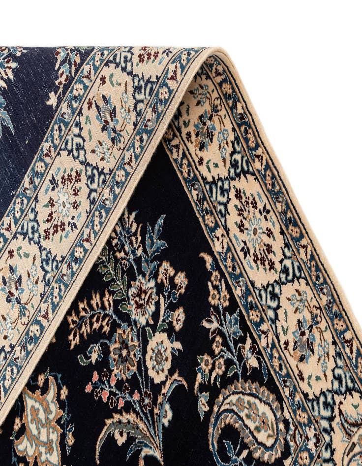 Detail image of 3' 2 x 4' 2  Hand Knotted Nain Rug