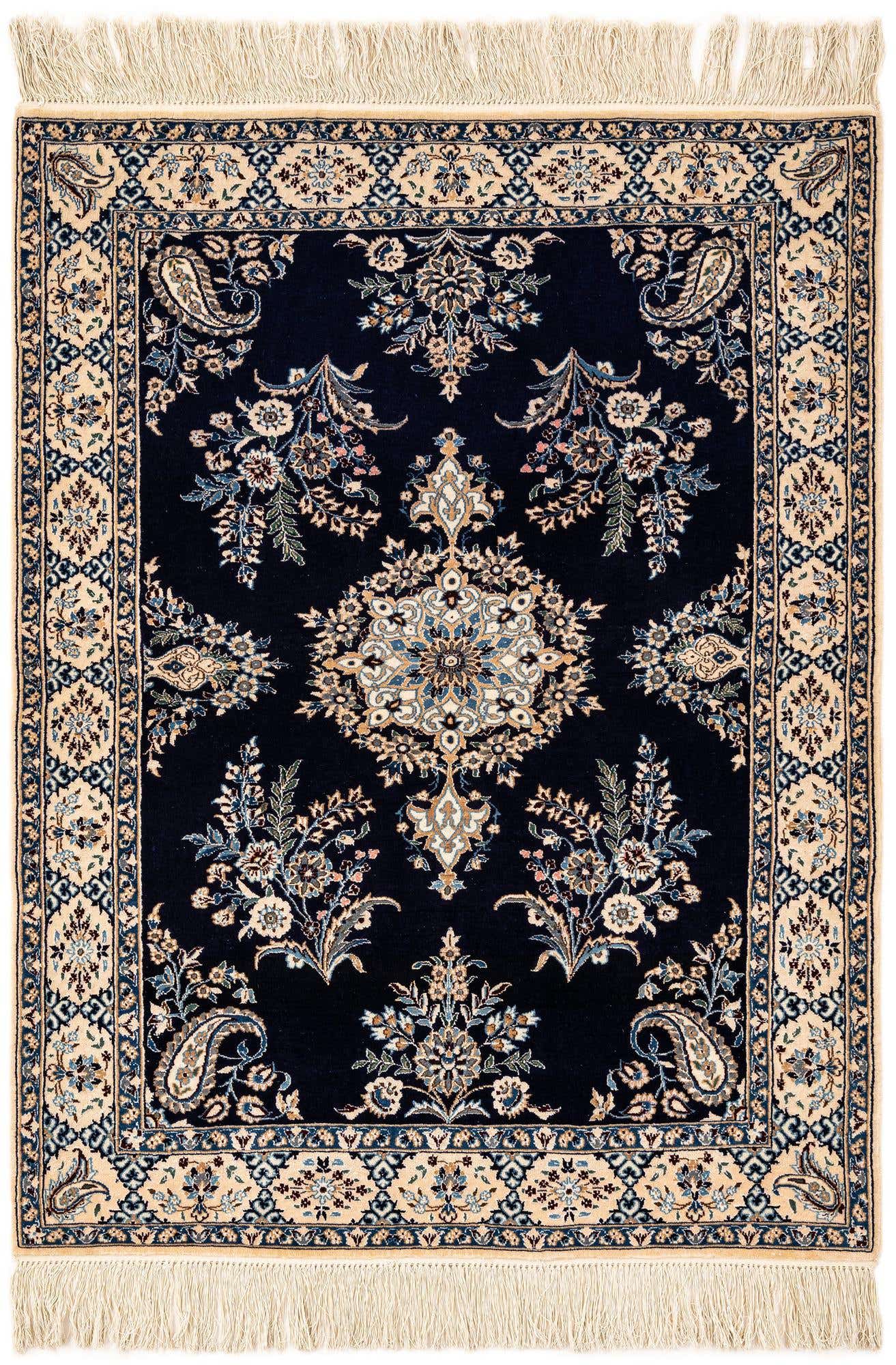 3' 2 x 4' 2 Hand Knotted Nain Rug