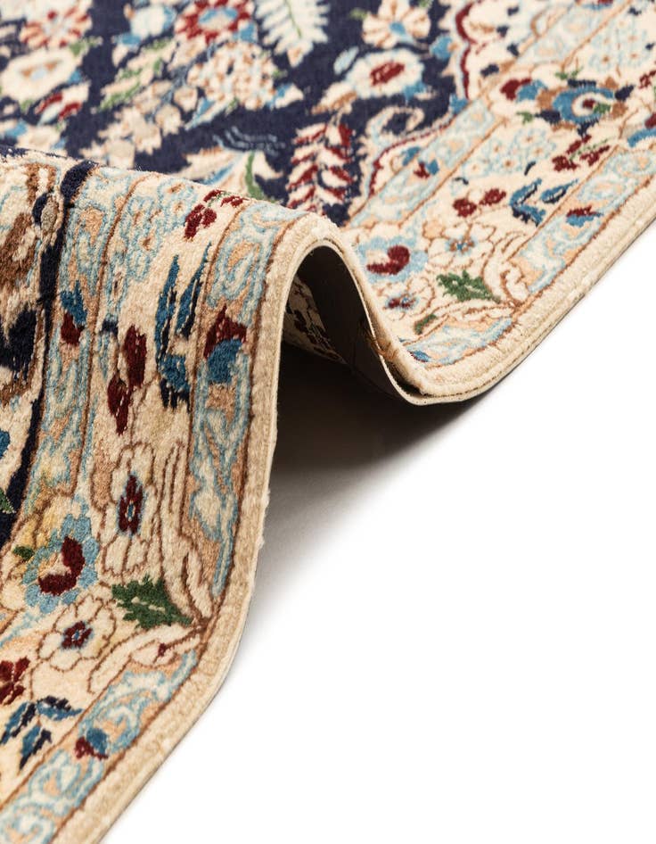 Detail image of 3' 7 x 5' 3  Hand Knotted Nain Rug