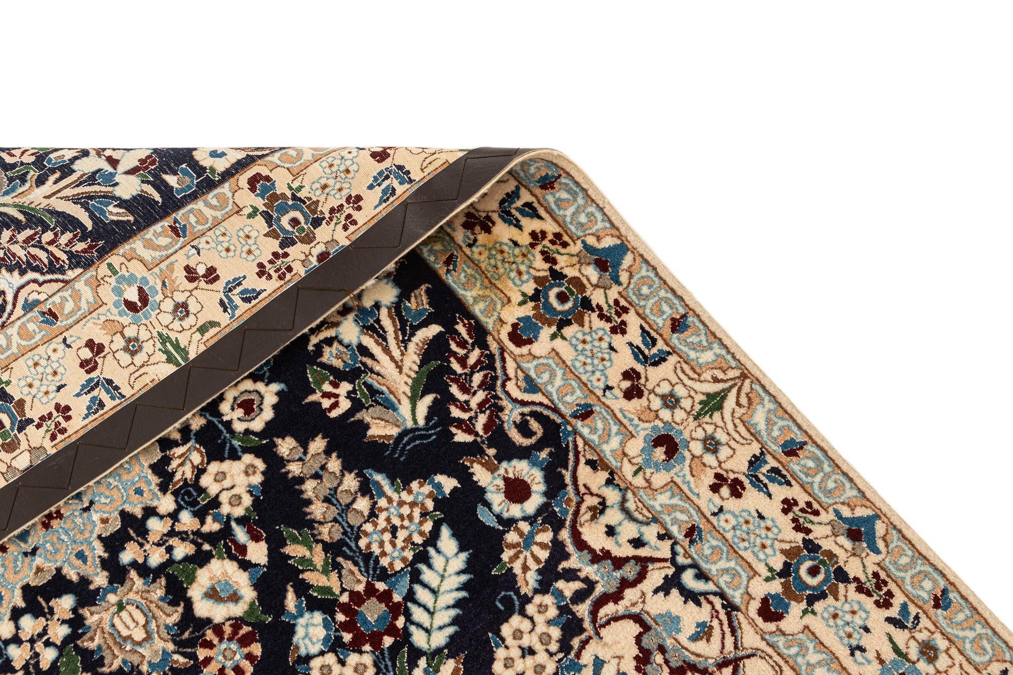 3' 7 x 5' 3 Hand Knotted Nain Rug