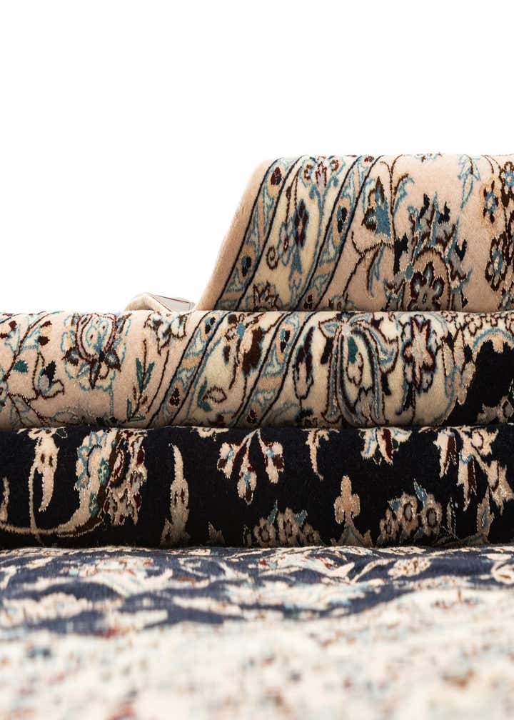6' 11 x 10' 2 Hand Knotted Nain Rug
