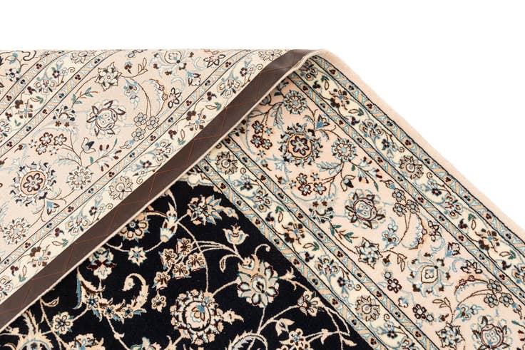 Detail image of 6' 11 x 10' 2 Hand Knotted Nain Rug
