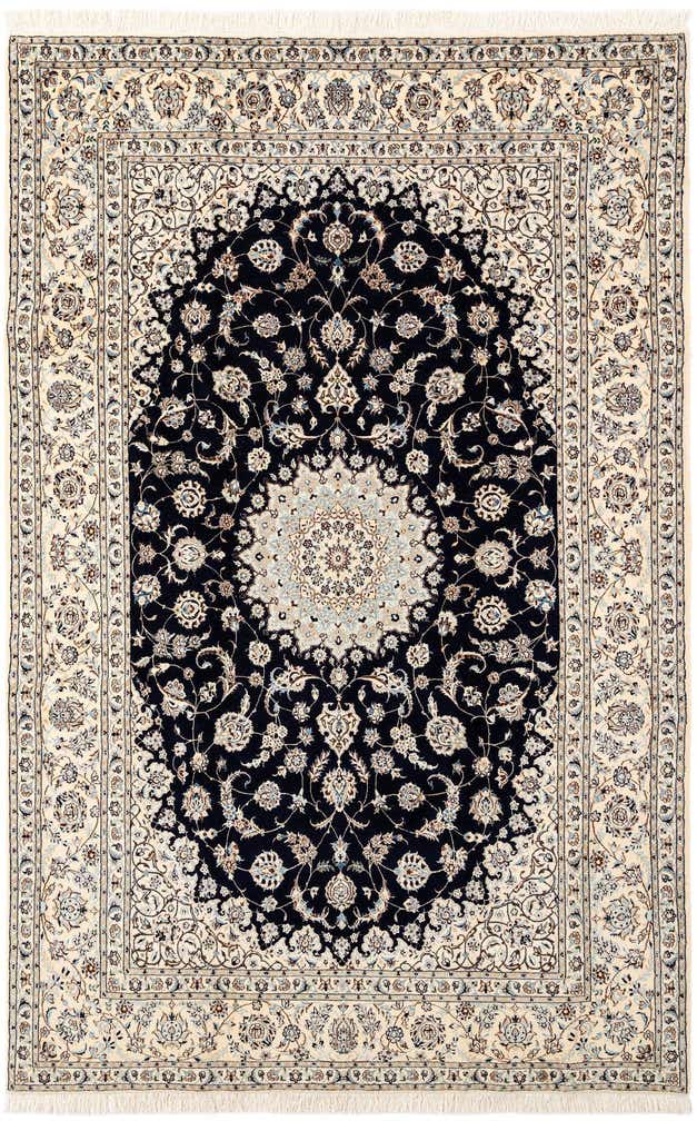 6' 8 x 10' 7 Hand Knotted Nain Rug