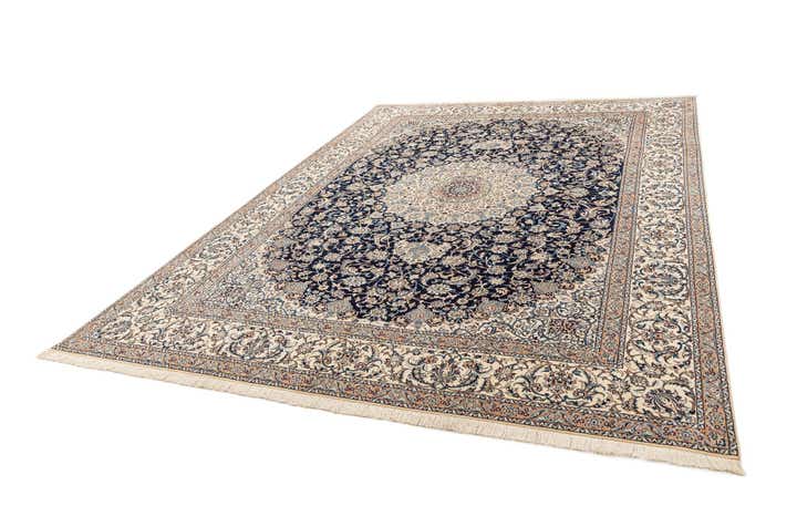 10' 3 x 13' 7 Hand Knotted Nain Rug