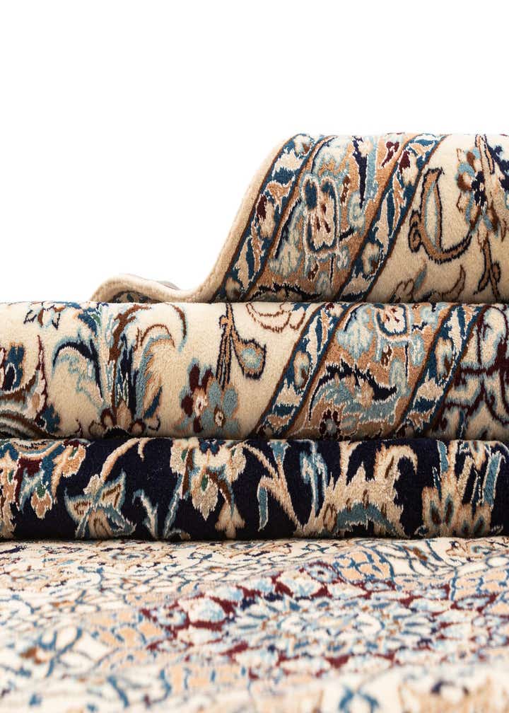 10' 3 x 13' 7 Hand Knotted Nain Rug