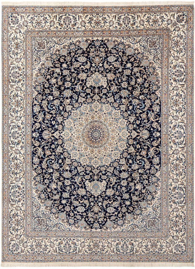Detail image of 10' 3 x 13' 7 Hand Knotted Nain Rug