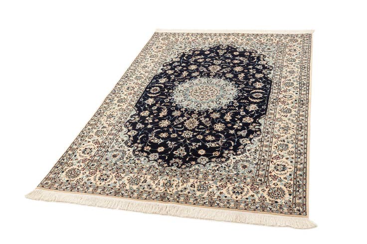 Detail image of 5' 1 x 7' 9 Hand Knotted Nain Rug