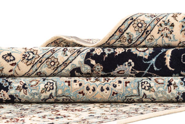 Detail image of 5' 1 x 7' 9 Hand Knotted Nain Rug