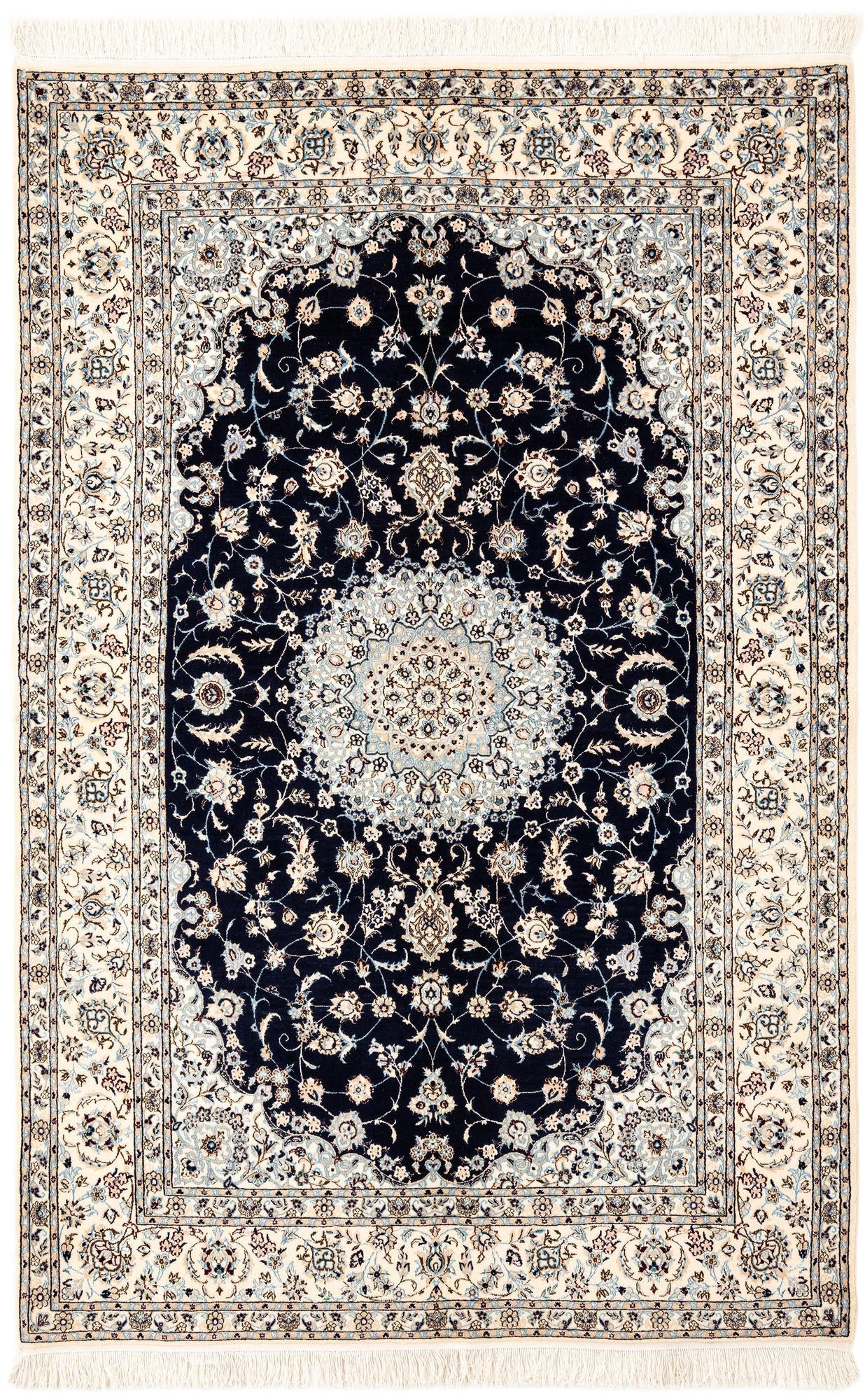 5' 1 x 7' 9 Hand Knotted Nain Rug