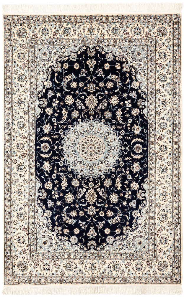 5' 1 x 7' 9 Hand Knotted Nain Rug