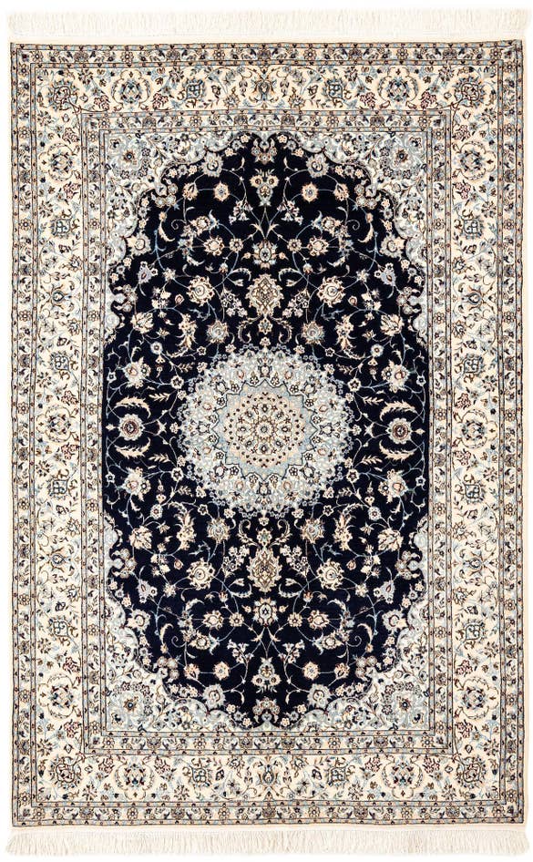 Detail image of 5' 1 x 7' 9 Hand Knotted Nain Rug