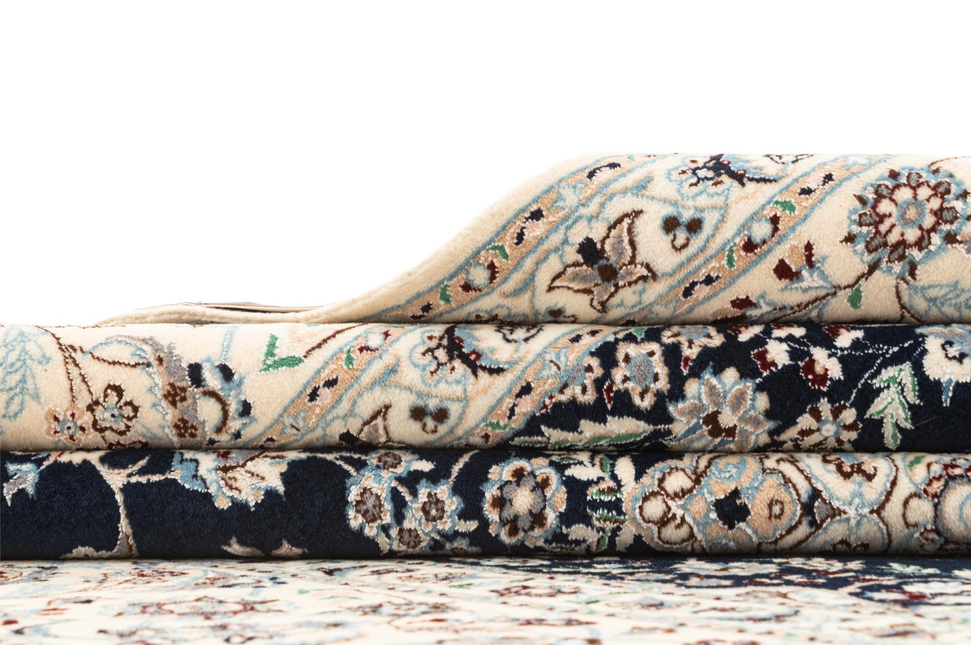6' 8 x 6' 8 Hand Knotted Nain Rug