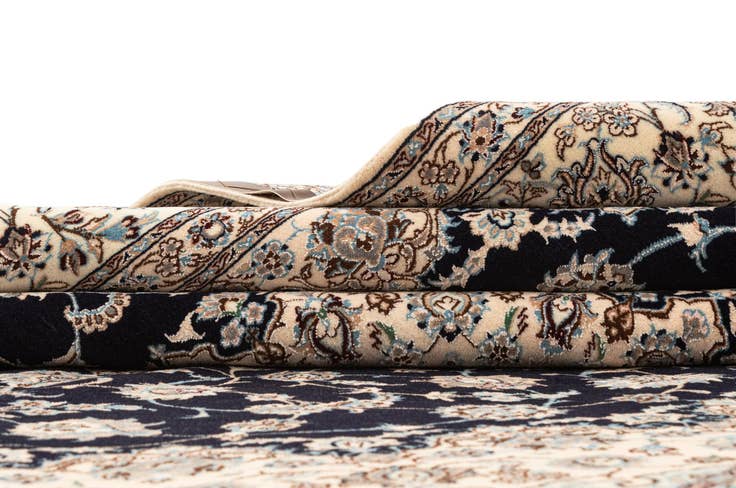 Detail image of 5' 8 x 8' 2 Hand Knotted Nain Rug