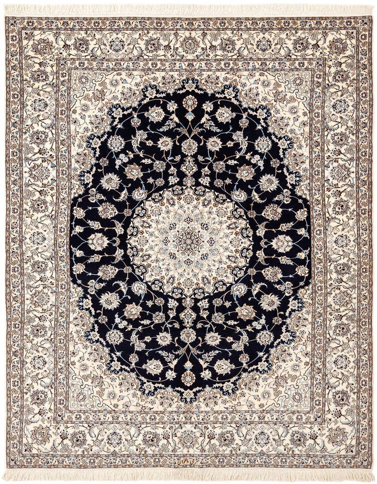 Detail image of 5' 8 x 8' 2 Hand Knotted Nain Rug