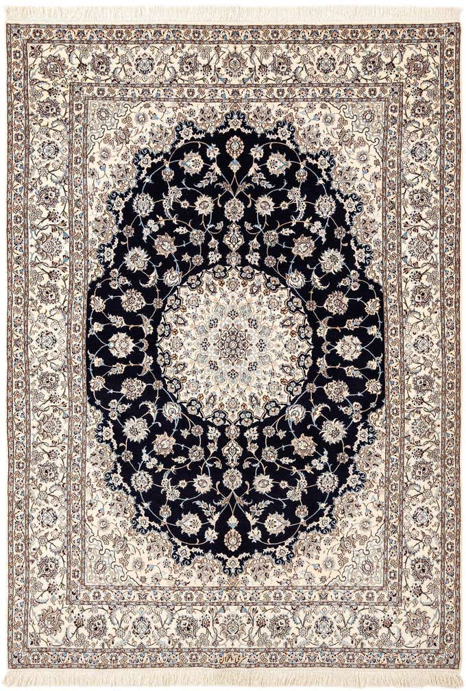 5' 8 x 8' 2 Hand Knotted Nain Rug