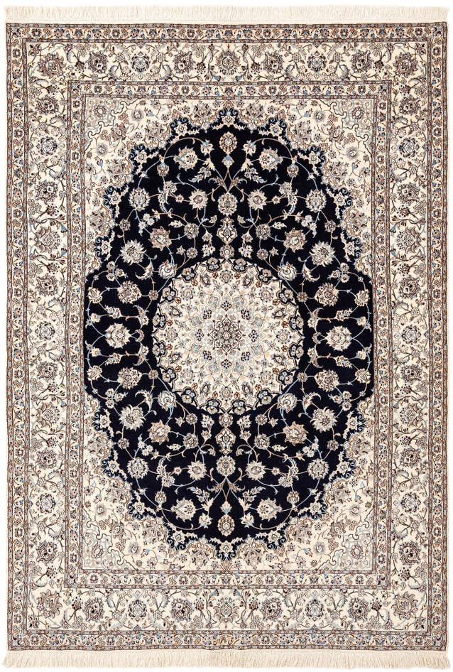Detail image of 5' 8 x 8' 2 Hand Knotted Nain Rug
