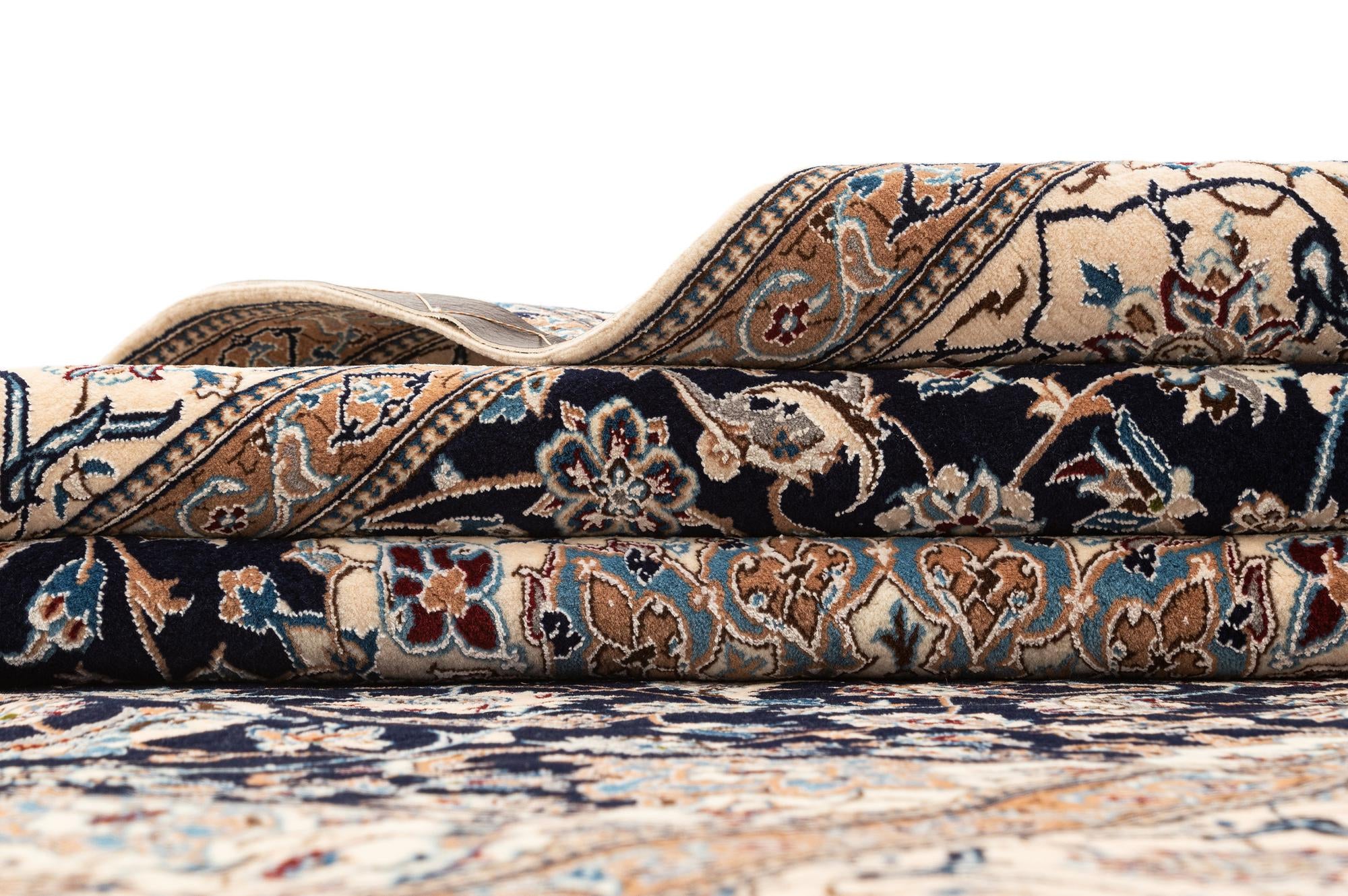 5' 6 x 8' 3 Hand Knotted Nain Rug