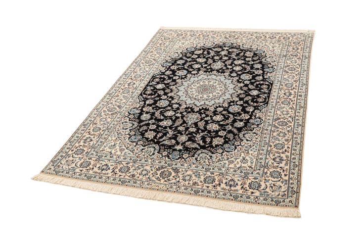 Detail image of 5' 4 x 7' 10 Hand Knotted Nain Rug