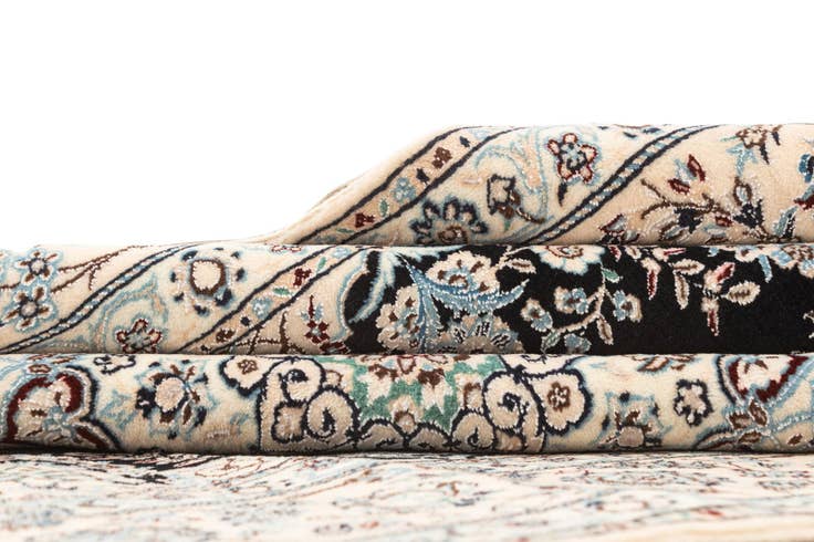 Detail image of 5' 4 x 7' 10 Hand Knotted Nain Rug