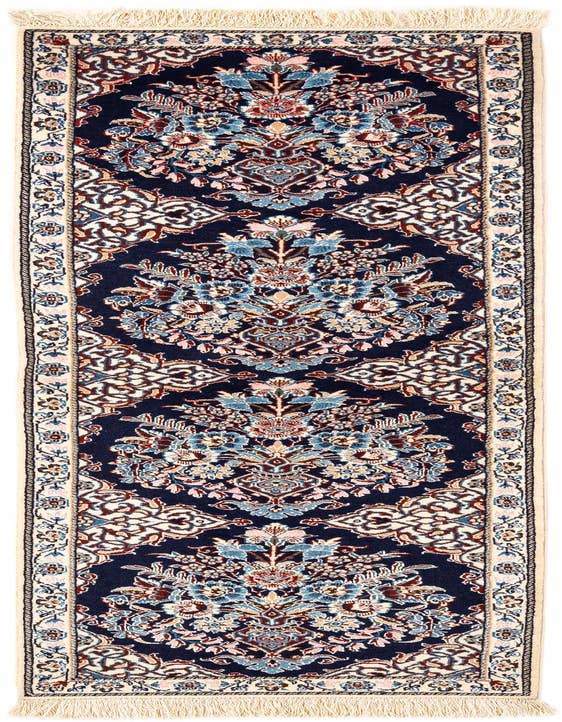 Detail image of 1' 7 x 5' 7 Hand Knotted Nain Rug