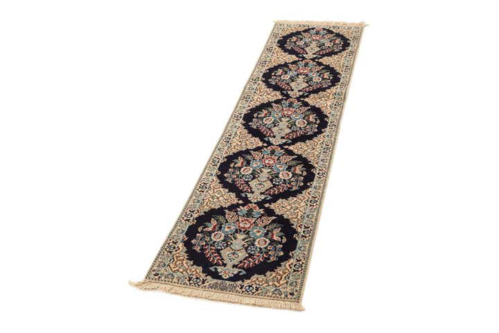 1' 6 x 6' 3 Hand Knotted Nain Rug