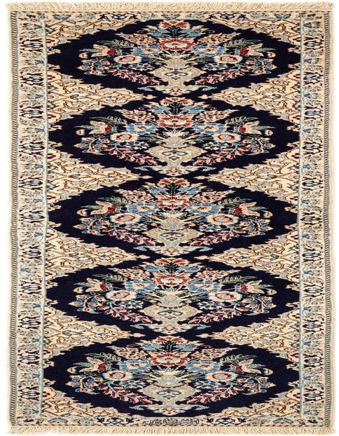 Detail image of 1' 6 x 6' 3 Hand Knotted Nain Rug