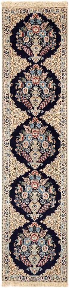 Detail image of 1' 6 x 6' 3 Hand Knotted Nain Rug