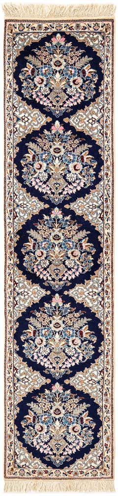 1' 7 x 6' 7 Hand Knotted Nain Rug