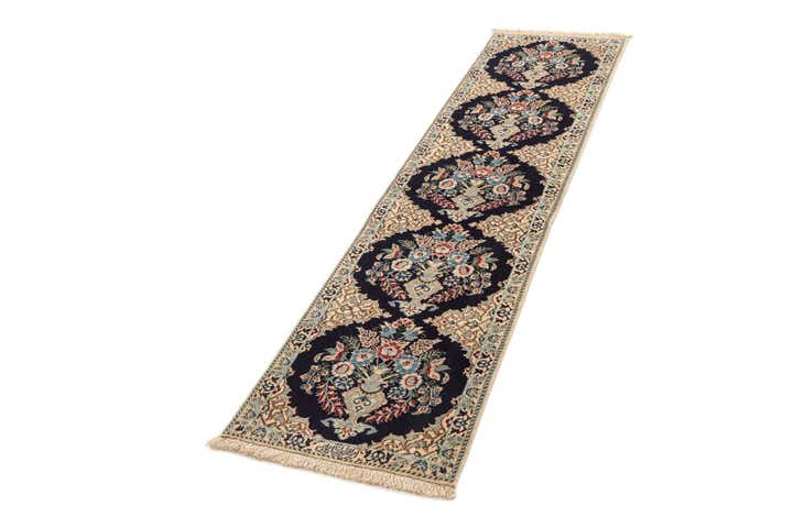 1' 6 x 6' 4 Hand Knotted Nain Rug