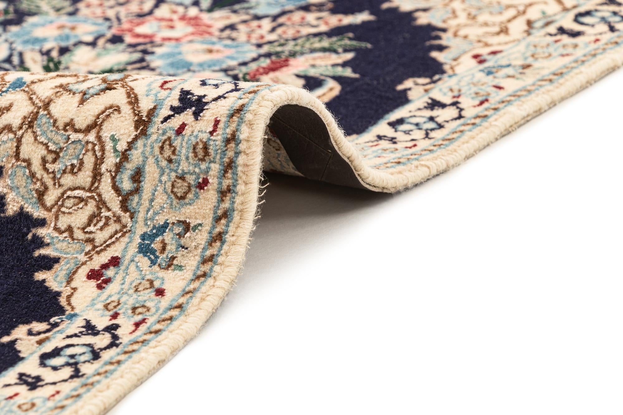 1' 6 x 6' 4 Hand Knotted Nain Rug