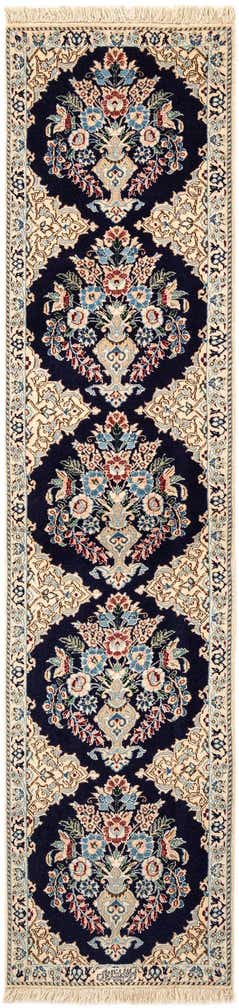 1' 6 x 6' 4 Hand Knotted Nain Rug