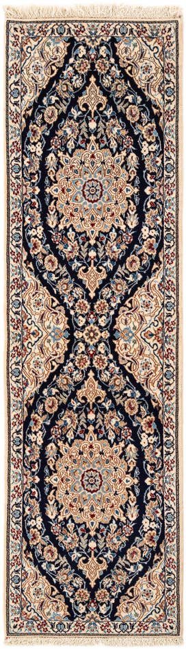 Detail image of 1' 6 x 5' 4 Hand Knotted Nain Rug