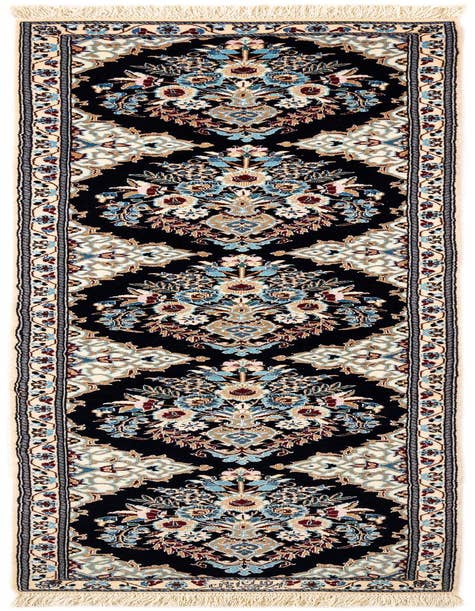Detail image of 1' 8 x 6' 8 Hand Knotted Nain Rug