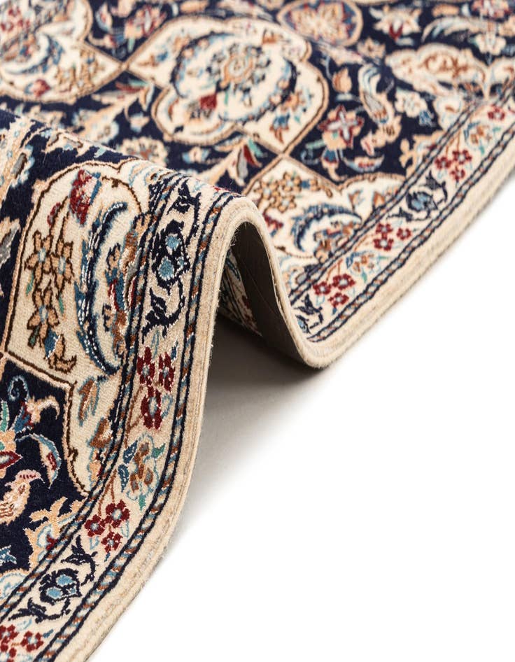 Detail image of 1' 8 x 7' 1  Hand Knotted Nain Rug