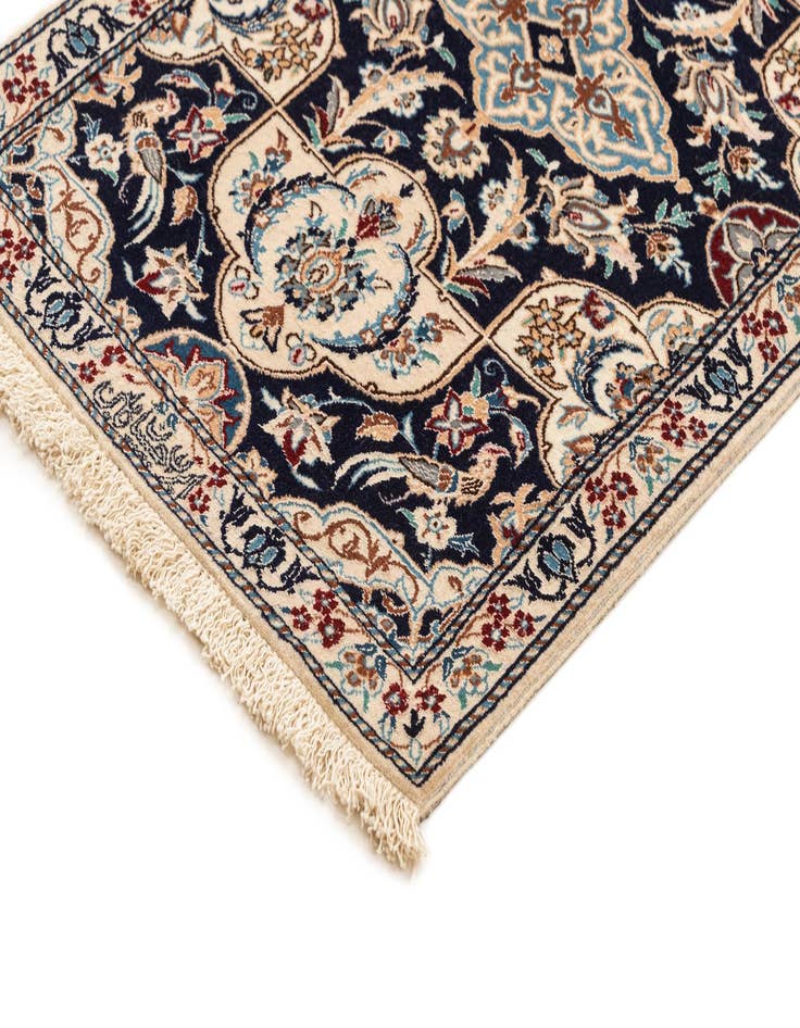 Detail image of 1' 8 x 7' 1  Hand Knotted Nain Rug