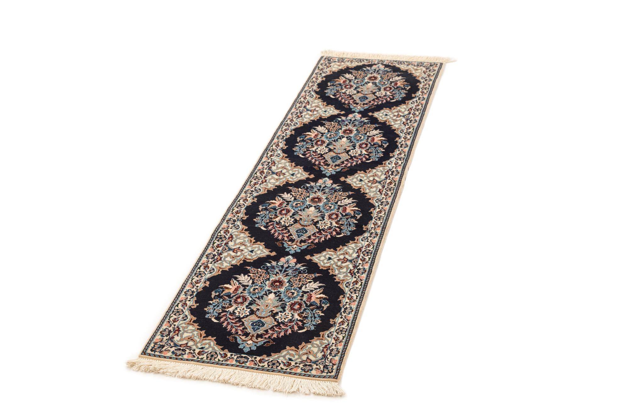 1' 7 x 6' 2 Hand Knotted Nain Rug