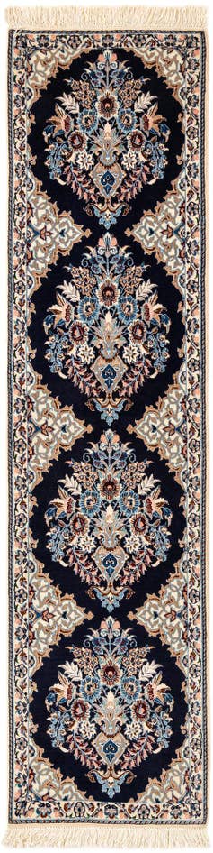 Detail image of 1' 7 x 6' 2 Hand Knotted Nain Rug