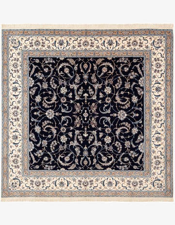 8' 1 x 8' 3 Hand Knotted Nain Rug