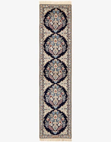 1' 9 x 7' Hand Knotted Nain Rug
