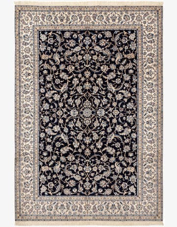 7' 3 x 10' 4 Hand Knotted Nain Rug