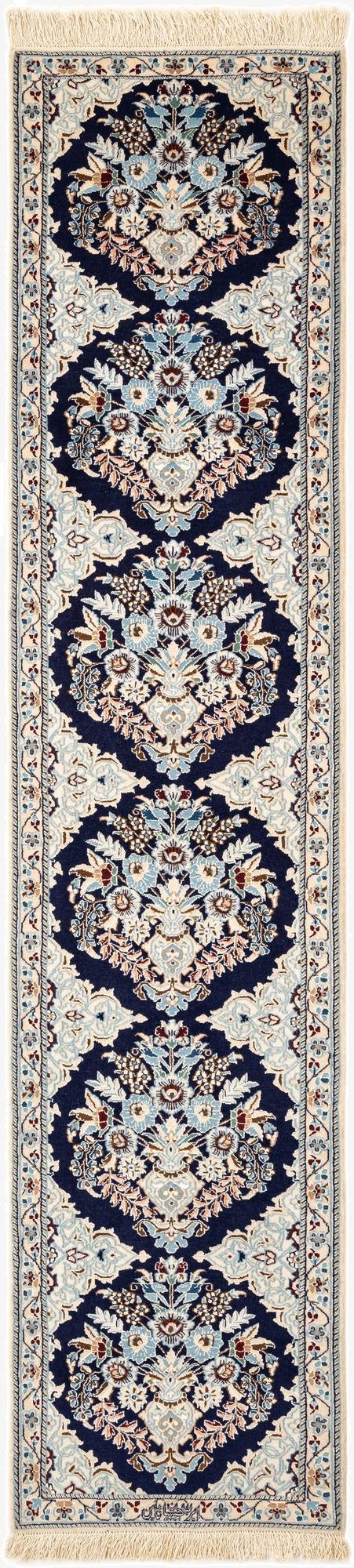 1' 8 x 7' 3  Hand Knotted Nain Rug