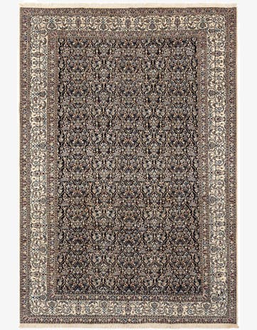 6' 8 x 9' 11 Hand Knotted Nain Rug