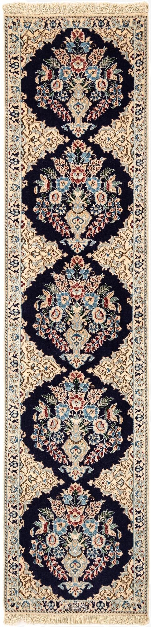 1' 6 x 6' 3  Hand Knotted Nain Rug